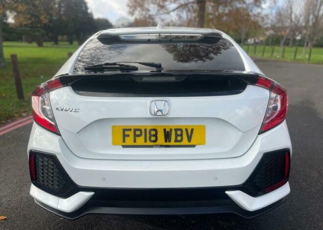 Honda Civic VTEC SE – 2018 (18 plate)